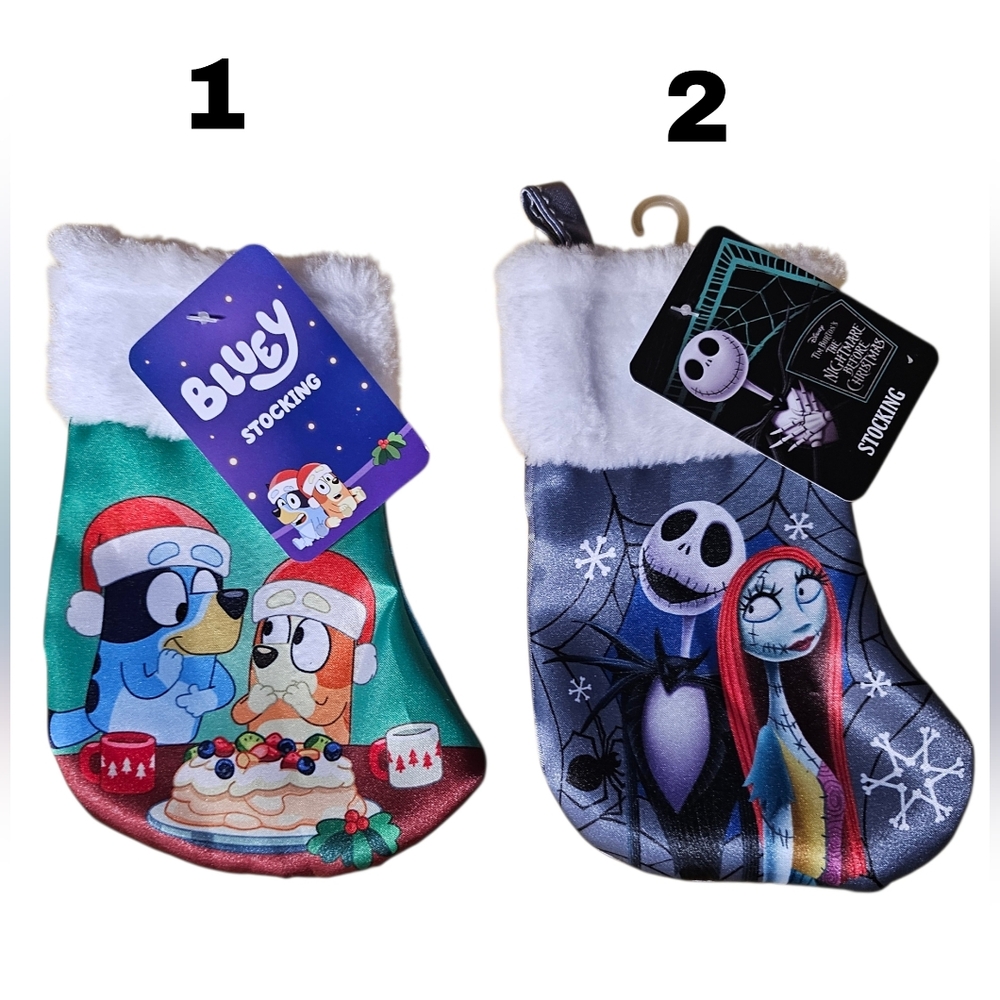 (Pick 1) Bluey or NBC Satin Stocking